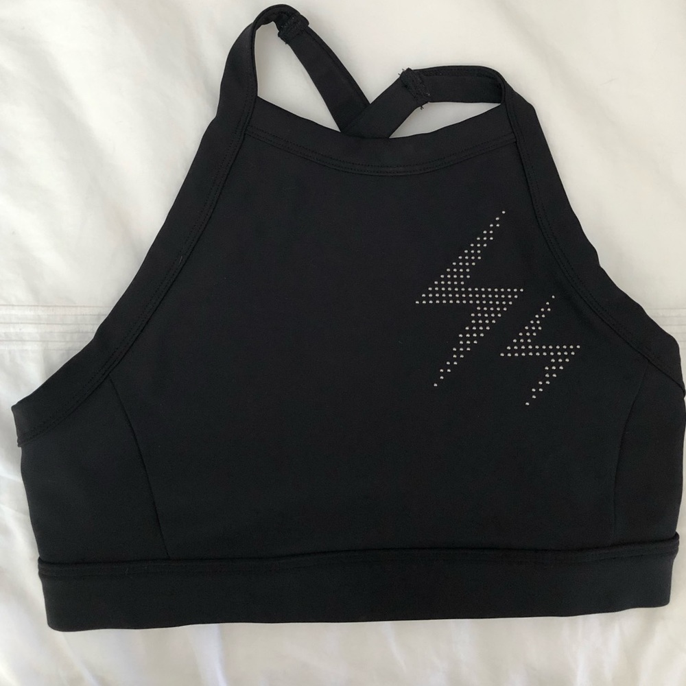 COPY - Soulcycle Sports Bra with Studded Bolt Lig…
